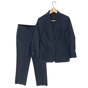 Calvin Klein Boys Wool Blend Charcoal Gray 2 Pc Suit Pants Jacket 16 R 18 R